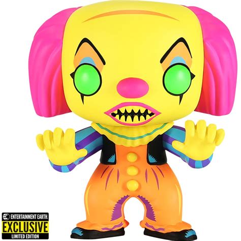 It Pennywise Black Light Funko Pop Vinyl Figure 55 Entertainment Earth Exclusive