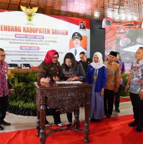 Musrenbang Rkpd Bupati Sragen Fokuskan Tujuh Isu Strategis