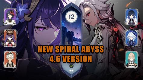 New Spiral Abyss 4 6 Floor 12 Raiden Hypercarry Arlecchino Vape