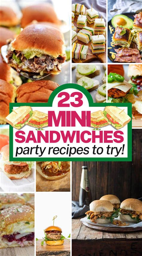 23 Tasty Mini Sandwiches to Elevate Your Party Spread