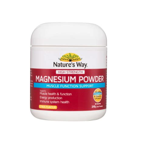 Nature S Way High Strength Magnesium Powder G Chemistworks Pharmacy