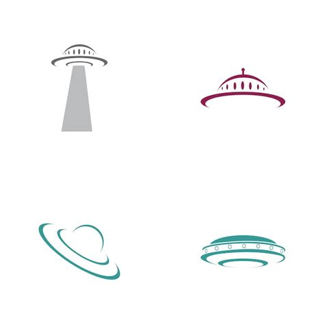 Premium Vector Ufo Vector Logo Template Illustration Design