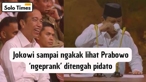 Prabowo Lantangkan Suara Terima Kasih Jokowi Saat Hut Ke Partai