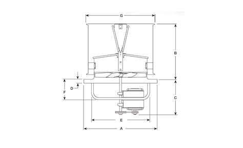 Axial Upblast Exhaust Fan Product RBU 2L48 50X QD Greenheck