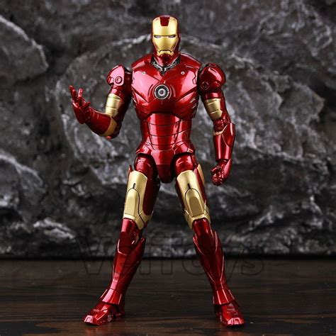 Iron Man Zd Toys Mark Iii C Iluminação Led Blister Toys Action