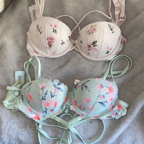 32b Push Up Bras Pink By Victorias Secret Push Up Bra Bra Push Up