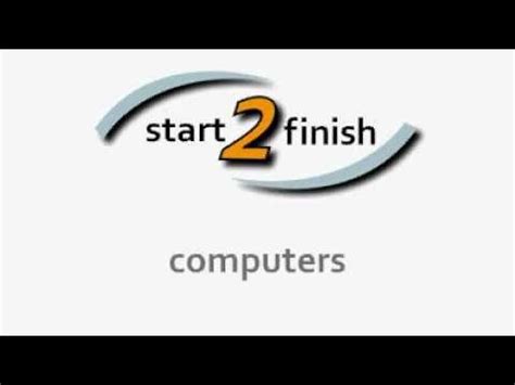 Start 2 Finish Computers Dronfield Introduction YouTube