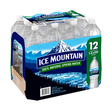 Ice Mountain® Spring Water | 1.5 Liter 12-Pack| ReadyRefresh