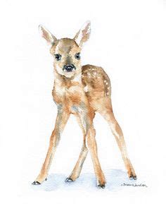 Watercolor Baby Deer at GetDrawings | Free download