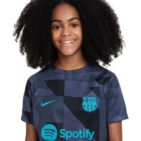 Maillot Nike Enfants FC Barcelona Pre Match 2023 2024 Thunder Blue