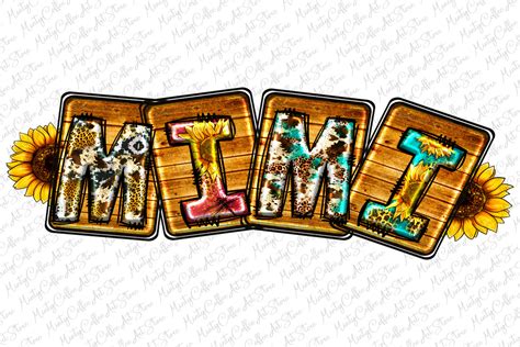 Mimi Sublimation Mom Png Western Png Graphic By Mintycoffeeartstore