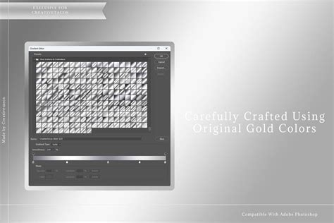 250 Silver Photoshop Gradients Free Download