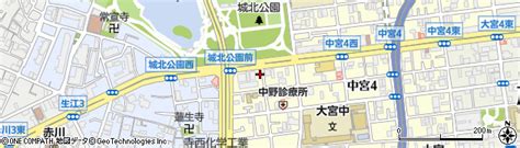 大阪府大阪市旭区中宮4丁目3 12の地図 住所一覧検索｜地図マピオン