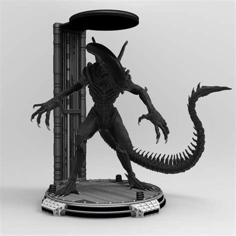 Alien Xenomorph On Toxic Chamber D Model By Seanguerrez