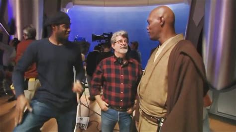 How Samuel Jackson Got his Purple Lightsaber - YouTube