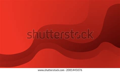 Abstract Red Liquid Wave Background Dynamic Stock Vector Royalty Free