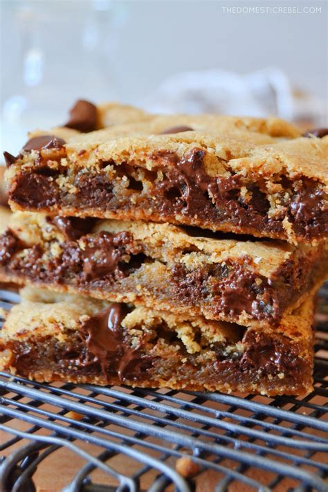 Ultimate Chocolate Chip Cookie Bars The Domestic Rebel