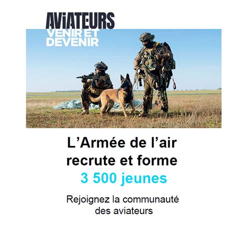 L armée de l air recrute