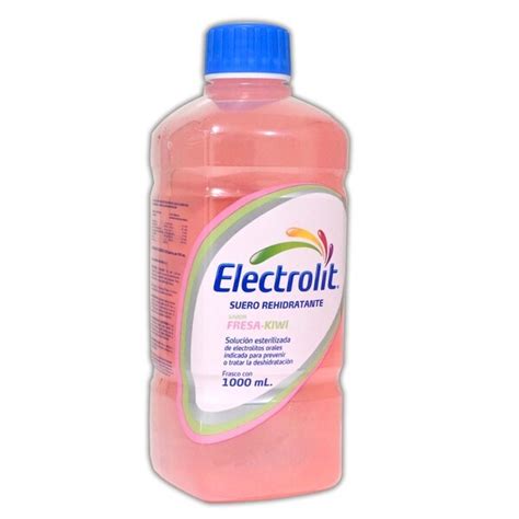 Medically Electrolit Suero Rehidratante Sabor Fresa Kiwi 1000 Ml