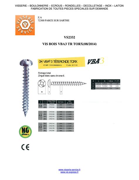 Vba T Te Ronde Tr Torx X Torx T Acier Zingu Noir