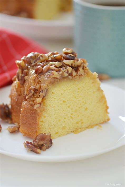 Pecan Upside Down Cake Bundt Cake Recipe Finding Zest