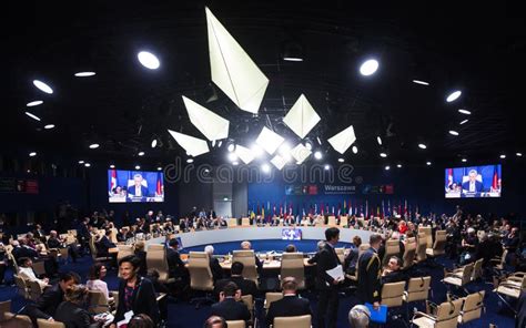 Barack Obama, Jens Stoltenberg and Andrzej Duda at NATO Summit ...