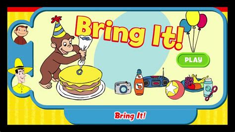 Curious George Bring It Cartoon Animation Pbs Kids Game Play