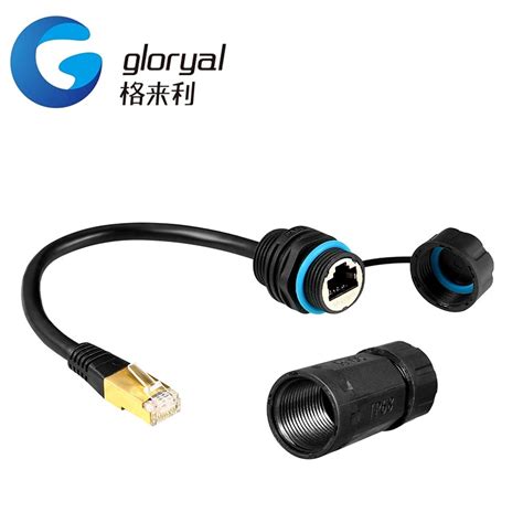 Cat6 Rj 45 Modular Jack Female 8 Pin Ip67 Rj45 Waterproof Connector China Waterproof Connector