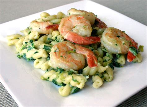 Shrimp Leek And Spinach Pasta