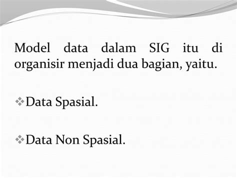 Presentasi Sistem Pengolahan Data Spasial Dengan Arc View Ppt