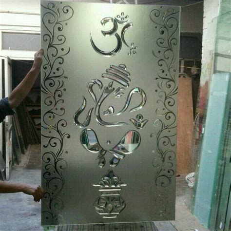 Cnc Plasma Ganesha With Om And Curl Panel Svg Dxf Design Makerbhawan