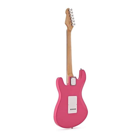 La Electric Guitar By Gear4music Pink Nearly New At Gear4music