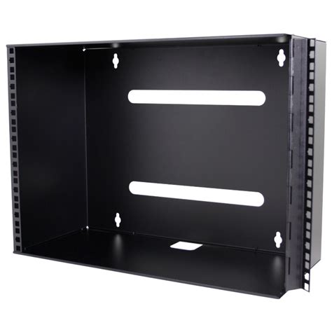 Ad Tek Products Network Cabs U Inch Hinged Wall Mount Patch Panel