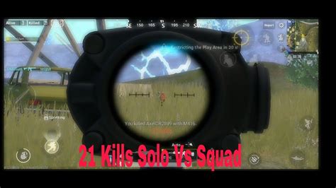 Pubg Mobile Lite Best Gameplay Video 21 Kills Solo Vs Squad YouTube