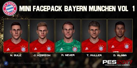 Ultigamerz Pes Bayern Munich Mini Facepack Vol