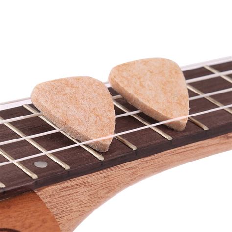 Pcs Soft Hard Ukulele Wool Felt Picks Accs Mm Mandolin Guitar