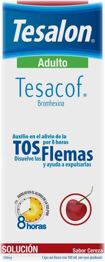 Tesalon Tesacof Adulto Tos Con Flema Jarabe 100ml Amazon Mx