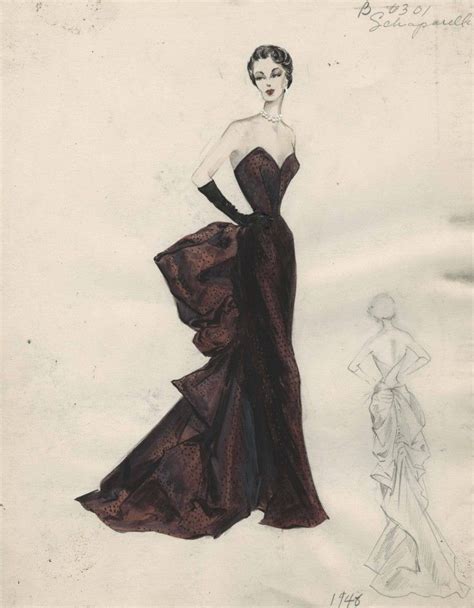 Vintage Vogue Sewing Pattern Evening Dress B R For Sale