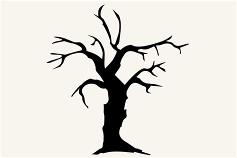 Scary Tree Graphic By MagnoliaMoonArt Creative Fabrica