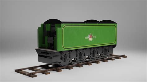 Flying Scotsman Steam Train Tender 3d Model Turbosquid 2016167