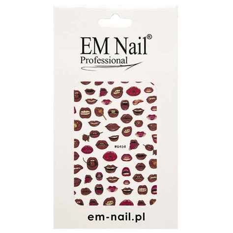 Naklejki Na Paznokcie Nail Art Naklejki Em Nail Professional Nail