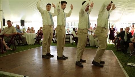 Groomsmen Surprise Bride With Awesome Dance Number Rtm Rightthisminute