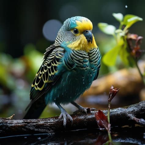Premium Photo Budgerigar In Its Natural Habitat Wildlife Photography