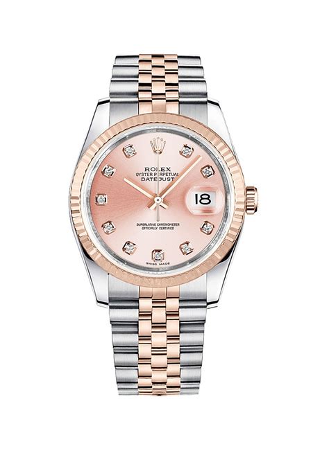 Rolex Datejust Rose Gold And Steel 36mm