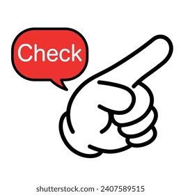 Pointing Hand Sign Vector Illustration Stock Vector (Royalty Free) 2407589515 | Shutterstock