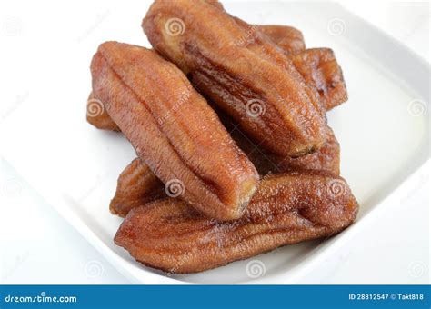 Dried Banana Stock Image Image Of Potassium Healthy 28812547