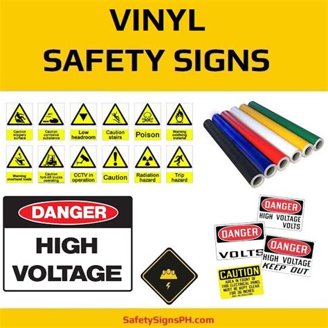 Self Adhesive Vinyl Safety Signs And Stickers Philippines