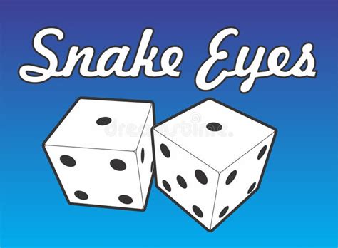 Dice Snake Eyes Stock Illustrations – 54 Dice Snake Eyes Stock ...