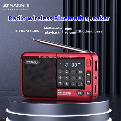 Sansui F Retro Radyo Kablosuz Bluetooth Hoparl R Ta Nabilir Stereo