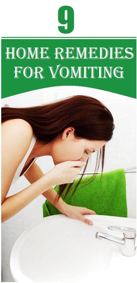 The Top Nine Ingredients That Can Be Used As Home Remedies To Control Vomiting When I M Sick